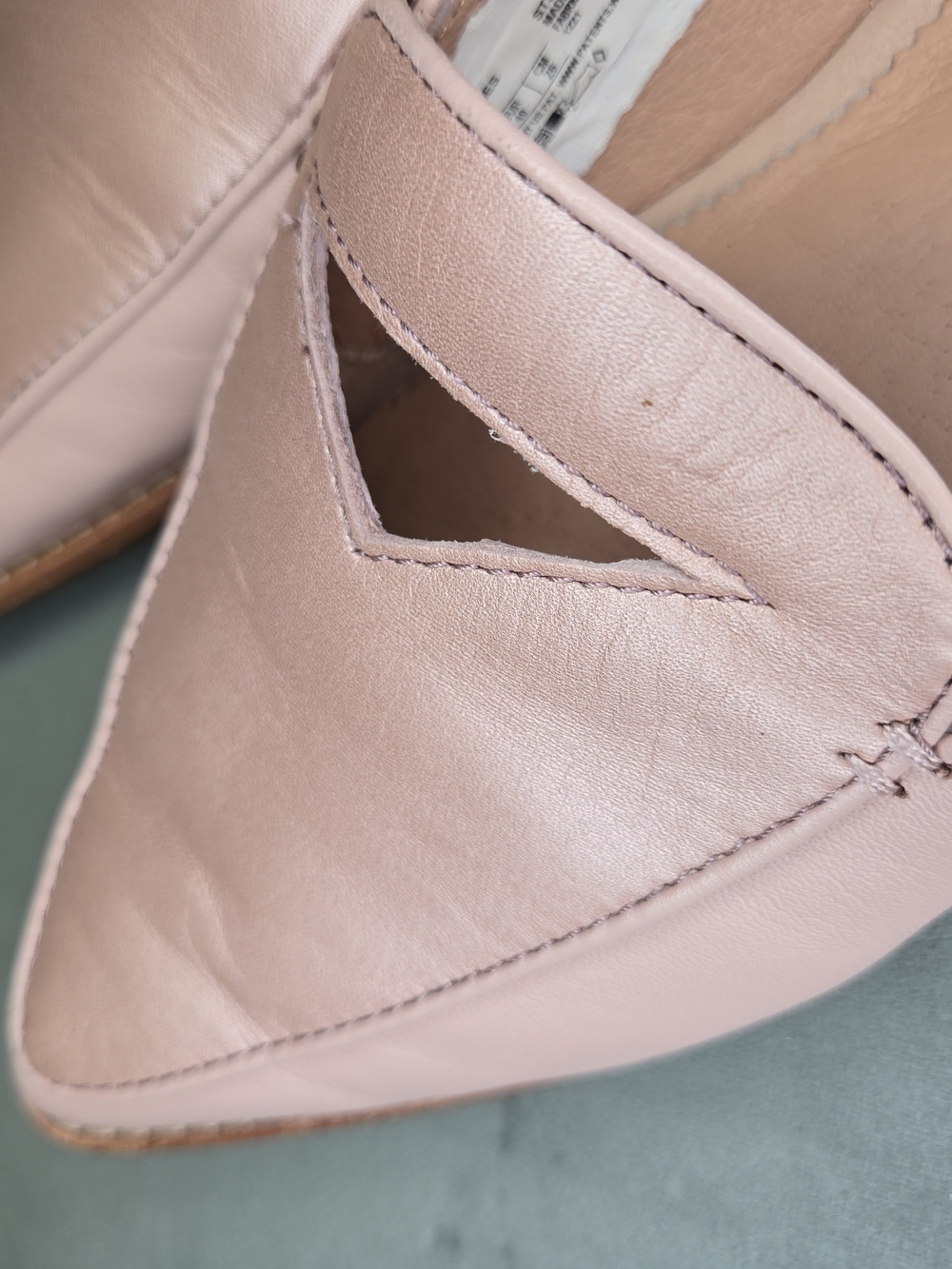 Sperry Saybrook Slingback Pearl Pink Leather Flats 9 - Picture 13 of 14